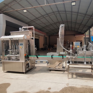 直線式辣椒醬生產線-醬料灌裝機流水線