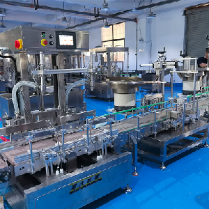 18升辣椒醬稱重灌裝生產(chǎn)線-大型醬料灌裝機械